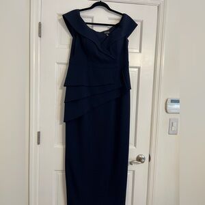 Petite 16 Xscape Navy Gown